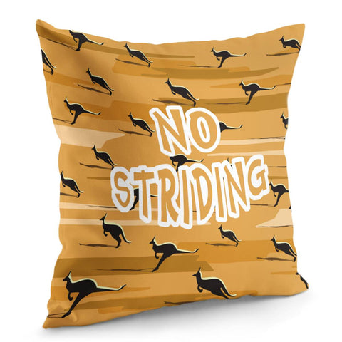 Image of Animal Safety Sign Pillow Cover