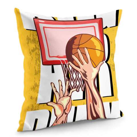 Image of Basketball Pillow Cover