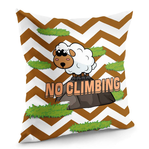 Image of Animal Safety Sign Pillow Cover