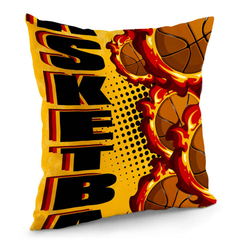 Image of Basketball Pillow Cover