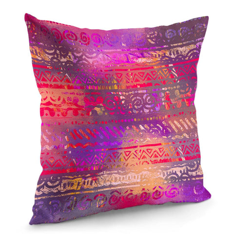 Image of Pink Boho Pillow Cover