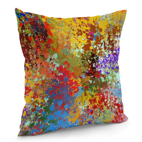 Image of Multicolored Blots Pillow Cover