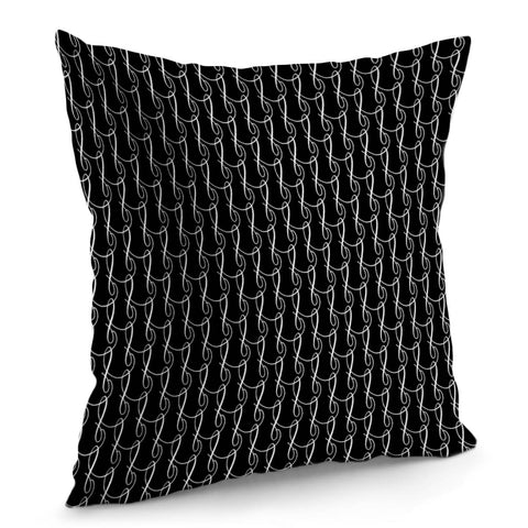 Image of Calligraphic Pattern 2 Pillow Cover