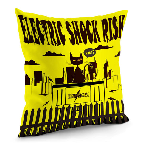 Image of Animal Safety Sign Pillow Cover