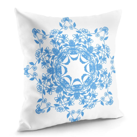 Image of Blue Pillow Cover