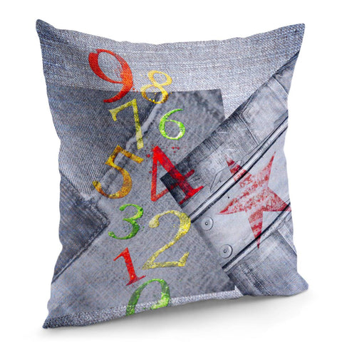 Image of Denim Design 2 Pillow Cover