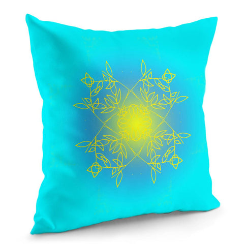 Image of Blue Pillow Cover