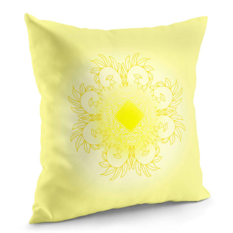 Image of Yellow Pillow Cover