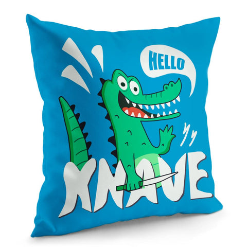 Image of Crocodile Pillow Cover