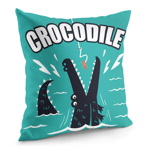 Image of Crocodile Pillow Cover