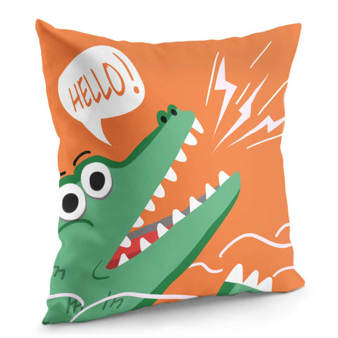 Image of Crocodile Pillow Cover