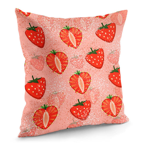 Image of Strawberry Pillow Cover