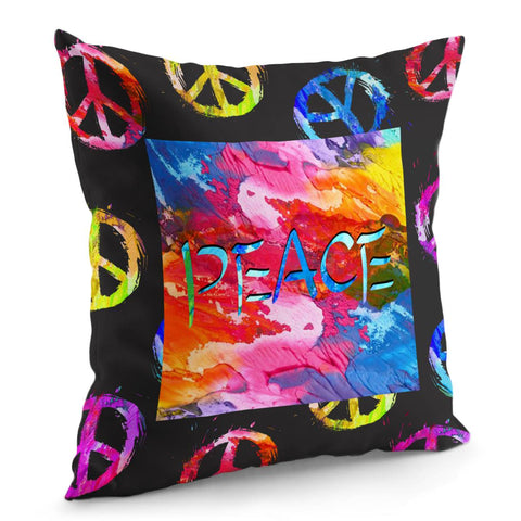 Image of Peace Sign Pillow Cover