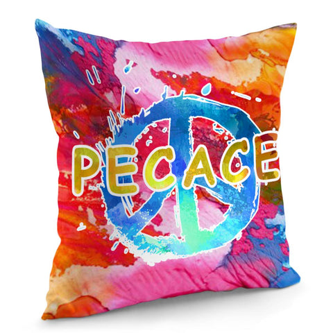 Image of Peace Sign Pillow Cover