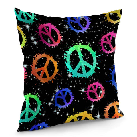 Image of Peace Sign Pillow Cover