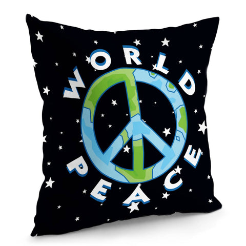 Image of Peace Sign Pillow Cover