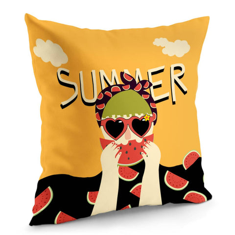 Image of Watermelon Pillow Cover