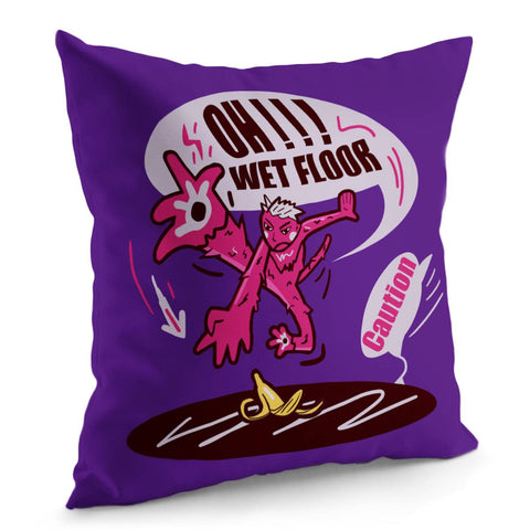 Image of Slipping Monkey Pillow Cover