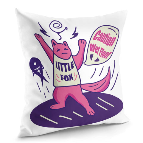 Image of Slip Cat Pillow Cover