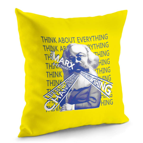 Image of Karl Marx Pillow Cover