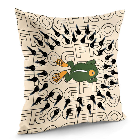 Image of Frog Pillow Cover