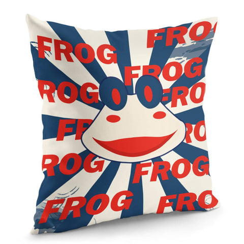 Image of Frog Pillow Cover