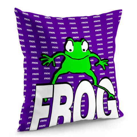 Image of Frog Pillow Cover