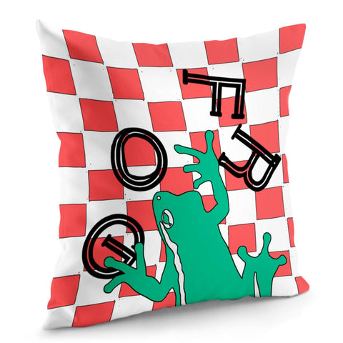 Image of Frog Pillow Cover