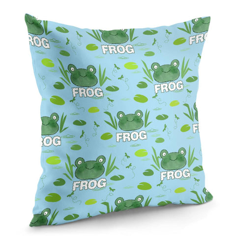 Image of Frog Pillow Cover