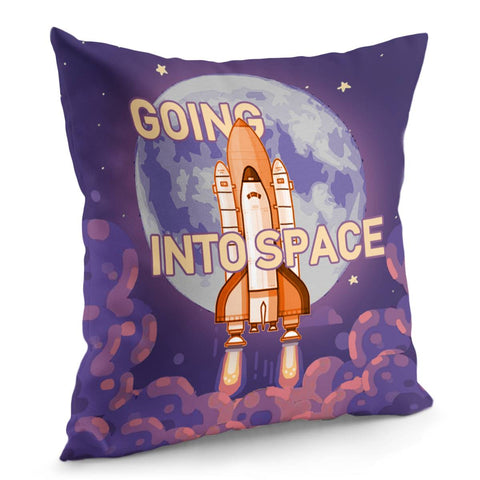 Image of Rocket Pillow Cover