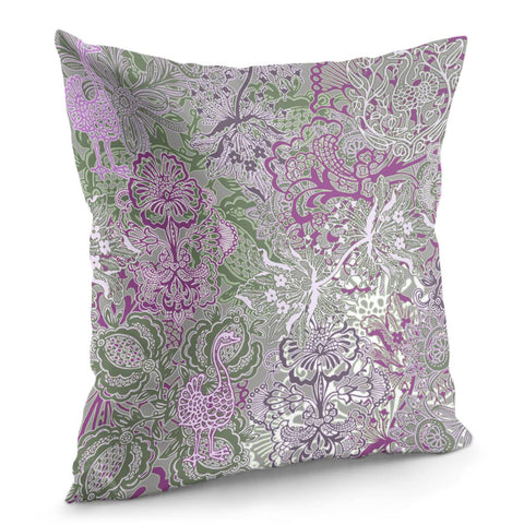 Image of Indian Flowers Pillow Cover