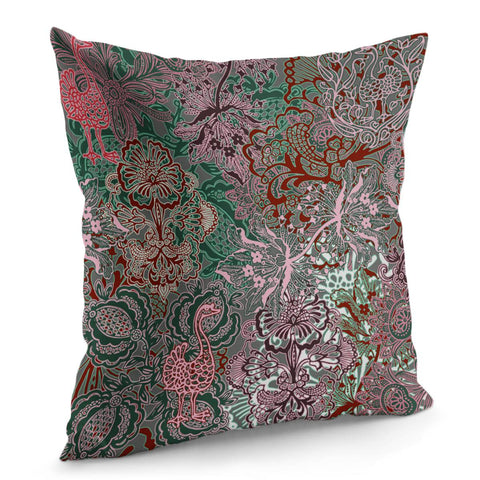 Image of Indian Flowers 2 Pillow Cover