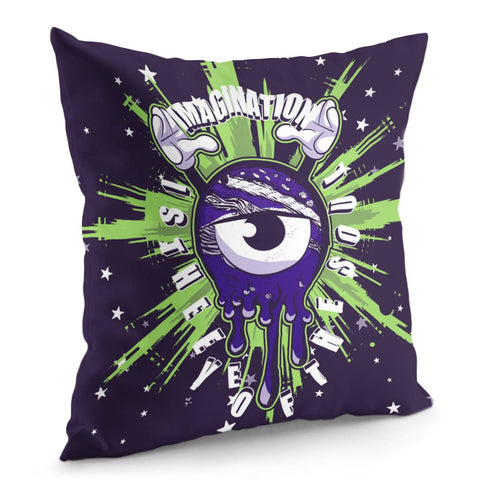 Image of Eyes And Light And Hands And Stars And Planet Pillow Cover