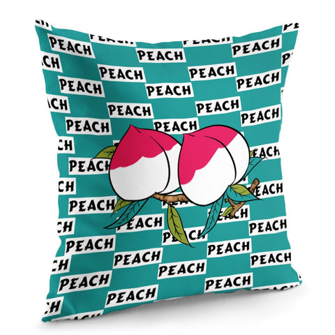 Image of Peach Pillow Cover