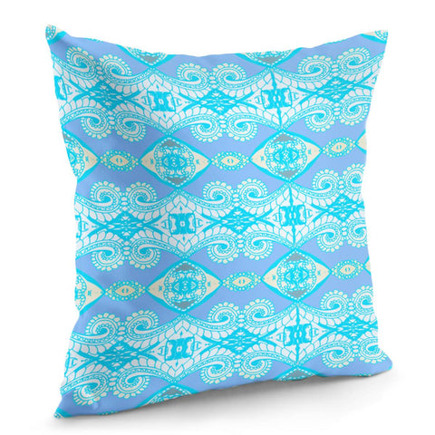 Image of Blue Pillow Cover