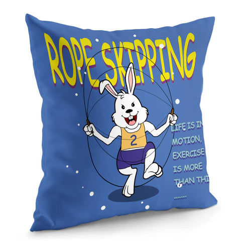 Image of Rabbit Pillow Cover