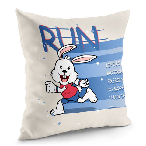 Image of Rabbit Pillow Cover