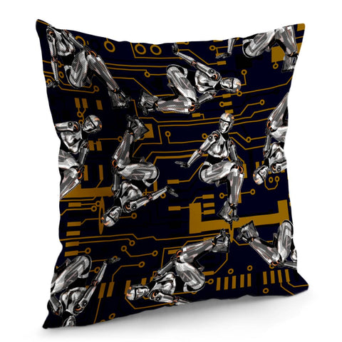 Image of Robot Pillow Cover