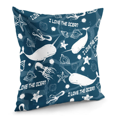 Image of Narwhal Pillow Cover