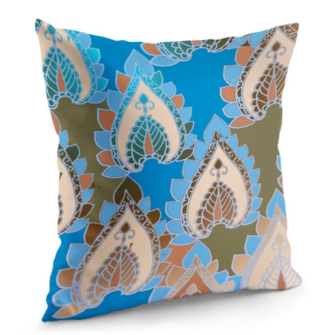 Image of Blue Pillow Cover