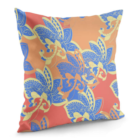 Image of Blue Pillow Cover