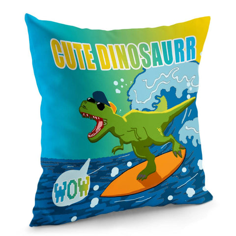 Image of Dinosaur Pillow Cover