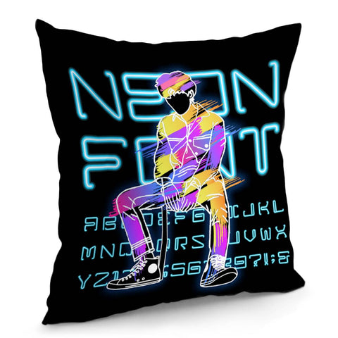 Image of Neon Style Pillow Cover