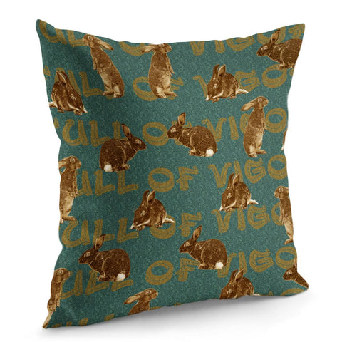 Image of Rabbit Pillow Cover