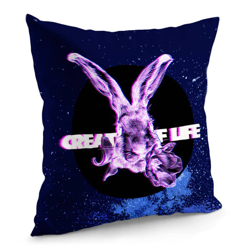 Image of Rabbit Pillow Cover