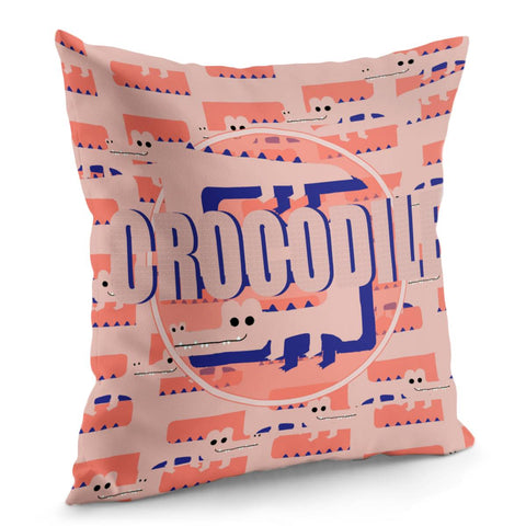 Image of Crocodile Pillow Cover