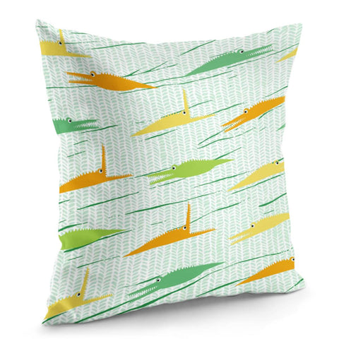 Image of Crocodile Pillow Cover