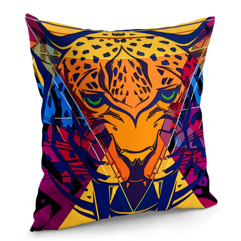 Image of Tropical Leopard Pillow Cover