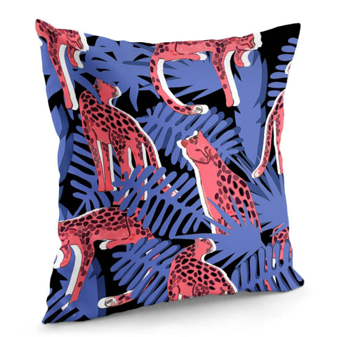 Image of Tropical Leopard Pillow Cover