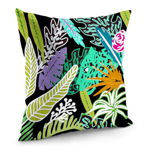 Image of Tropical Leopard Pillow Cover